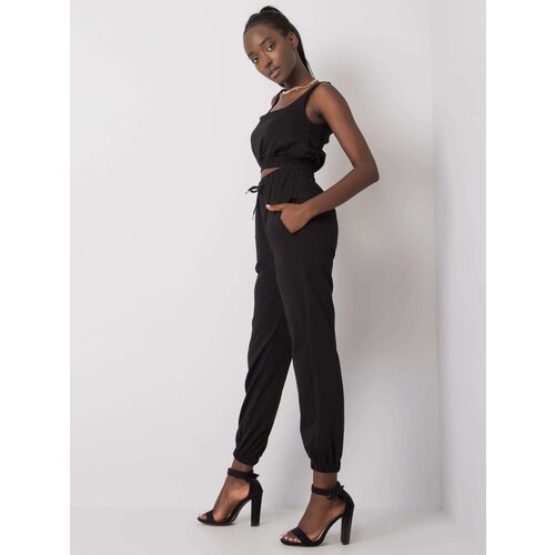 Fashion Hunters black two-piece set Slike
