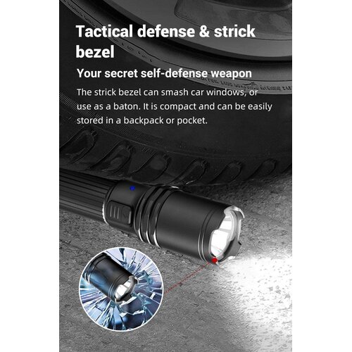 Klarus Baterijska lampa A1 PRO, 1300 Lm, Crna Slike