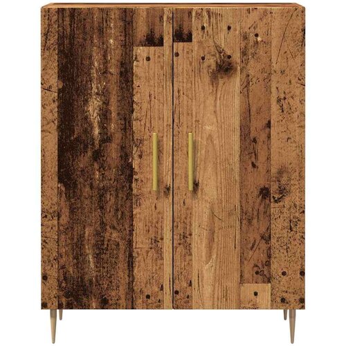VidaXL Komoda boja starog drva 69,5x34x90 cm konstruiranog drva Slike