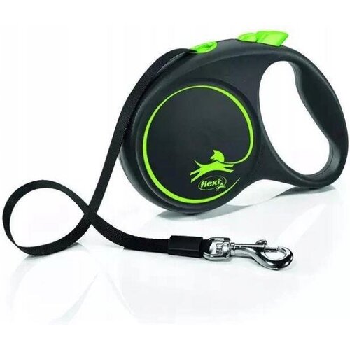 Flexi Povodac za pse Flexi BLACK DESIGN 5 m Veličina M Zelena Slike