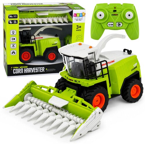  Remote Controlled Corn Harvester with Lights and Sounds 1:24 Cene