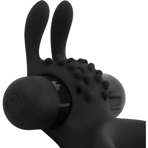 EasyToys - Men Only dvostruki vibrirajući prsten za penis sa zečjim u&amp;scaron;ima Share Ring Slike