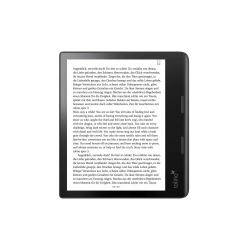 Tolino epos 3 eBook-čitač 20.3 cm (8 palac) crna Slike