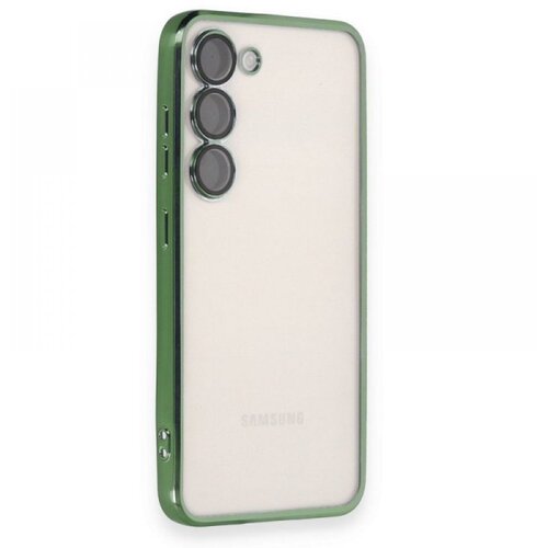  futrola sa niklovanim obodom za xiaomi redmi 13C zelena Slike