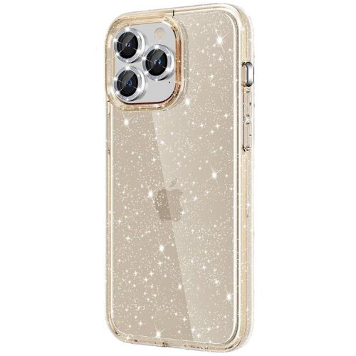  Glitter maskica iPhone 16 Pro Gold Slike