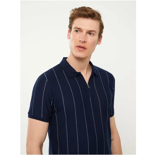 LC Waikiki Men's Polo Neck Short Sleeve Striped T-Shirt