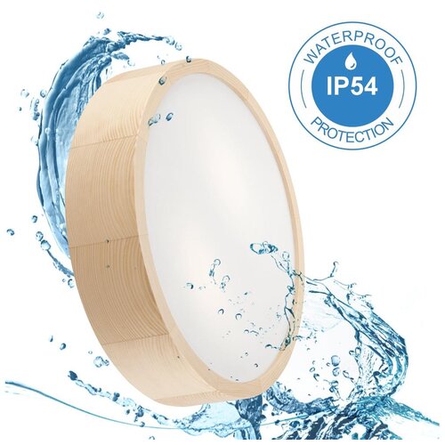  Kupatilsko plafonsko svetlo NATURAL 3xE27/15W/230V IP54 borovina, prečnik 37 cm Cene