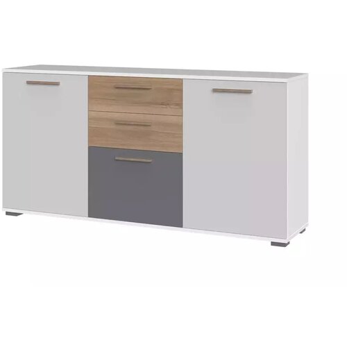 Jela KOMODA D4-Perla siva mat lak/pacifik oreh/grafit mat lak Cene