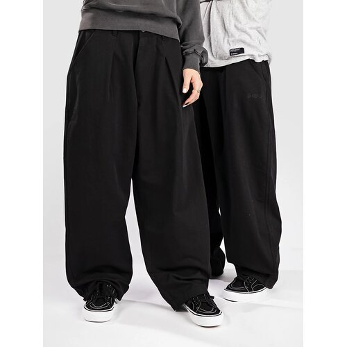 Jacker Pleated Baggy Hlace black Slike
