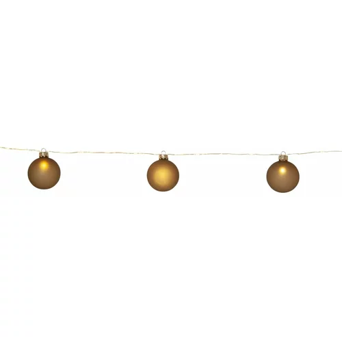 Star Trading Božična svetlobna dekoracija v zlati barvi ø 6 cm Bliss –