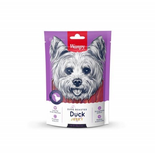 WANPY poslastica za pse duck jerky - 100 g Cene