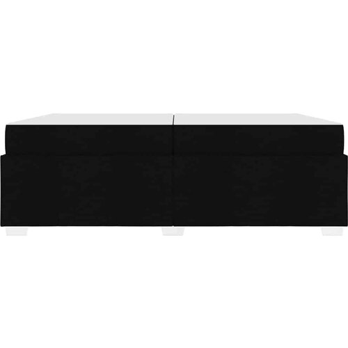  Krevetna konstrukcija Crna 200 x 200 cm tkanina Slike