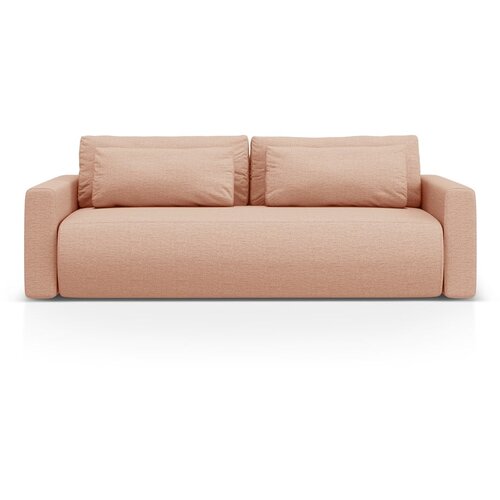 Cosmopolitan Design Rožnata raztegljiva sedežna garnitura s prostorom za shranjevanje 238 cm Belfast &amp;ndash; Slike