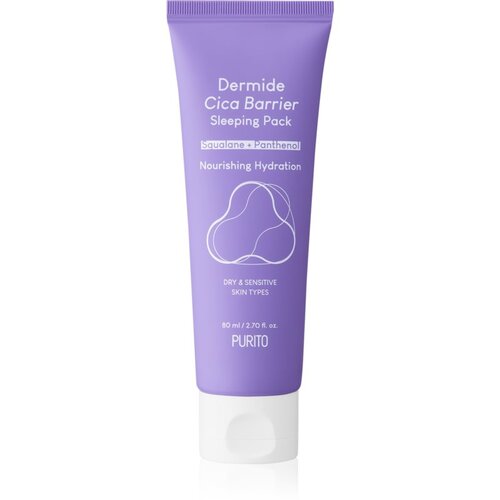 PURITO dermide cica barrier sleeping pack, nočna krema Slike