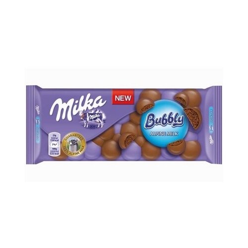 Milka Čokolada Bubbly milk 90g Cene