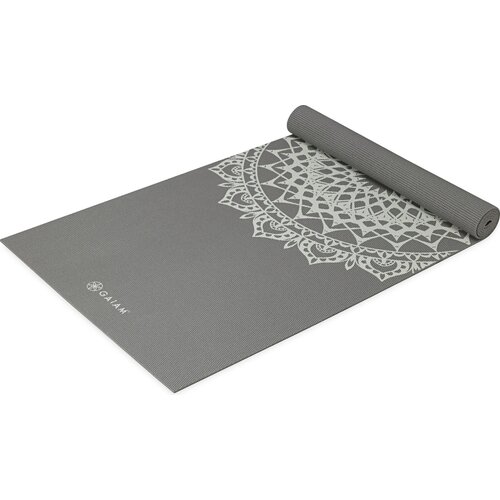 GAIAM Prostirka za jogu 5 mm - tiskana - Dark Greige Marrakesh Cene