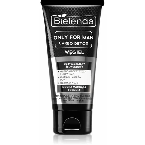 Bielenda Only for Men Carbo Detox matirajući gel za čišćenje za muškarce 150 g