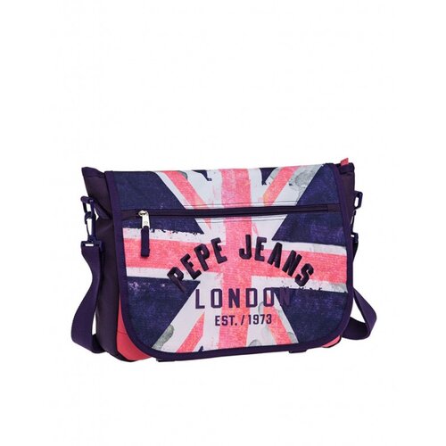 PepeJeans Laptop torba pink/blue London Cene