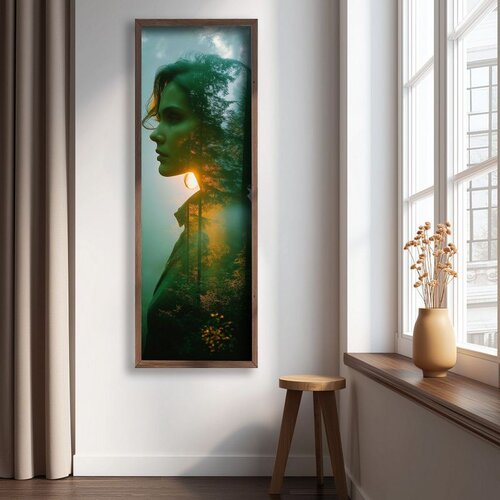 WALLXPERT LAC092-120 Multicolor Decorative Framed MDF Painting Cene