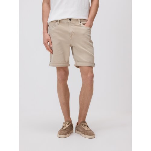 Reserved Slim fit kratke hlače od trapera - bež Cene
