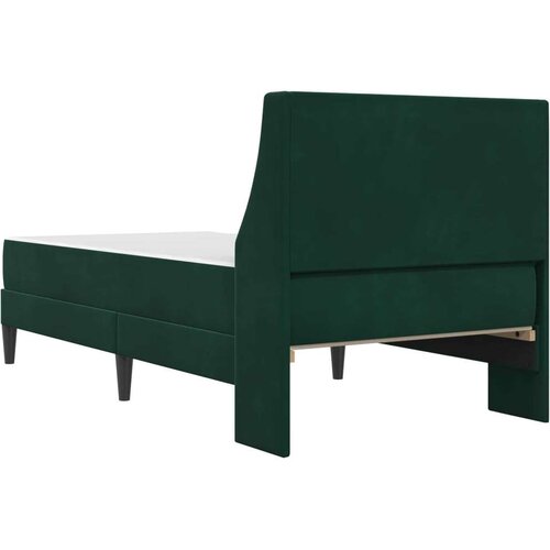  Okvir kreveta s madracem Zidne 2 pcs Tamnozelena Bar&amp;scaron;un - Tamnozelena 100 x 200 cm Slike