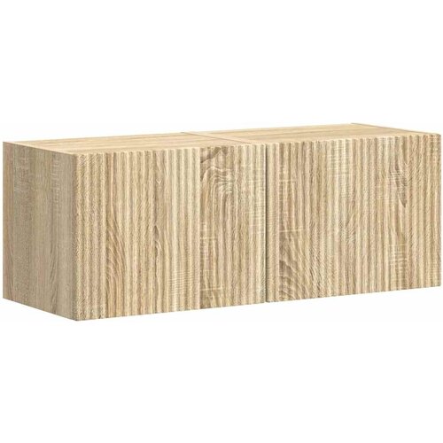 vidaXL TV stenska omara 2 pcs Sonoma 60 x 31 x 29.5 cm Konstruiran les, (5000092302) Cene