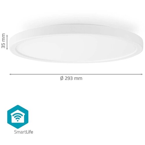Nedis WIFILAC31WT - prigu&amp;scaron;iva LED RGBW svetiljka LED/18W/230V 2700-6500K Wi-Fi Slike