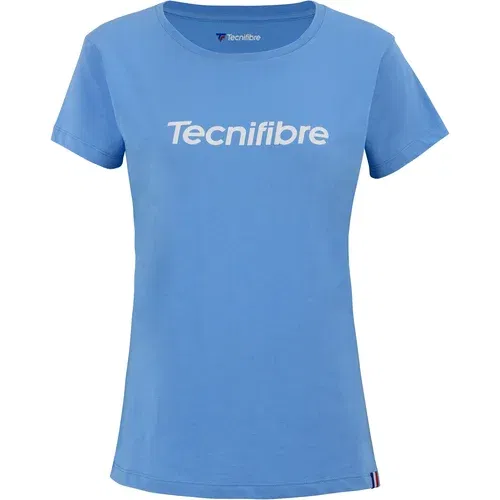 Tecnifibre Dámské tričko Club Cotton Tee Azur L