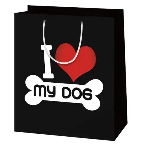 Cardex Velikanska darilna vrečka 33x45x15 I love my dog Cene