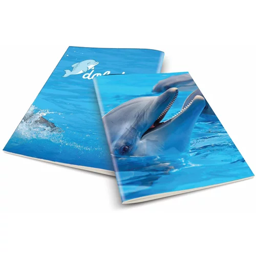 Rucksack Only Zvezek A4 , Dolphin, brezčrtni, 52 listov