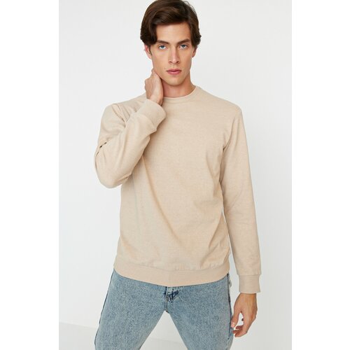 Trendyol Sweatshirt - Beige - Regular Cene