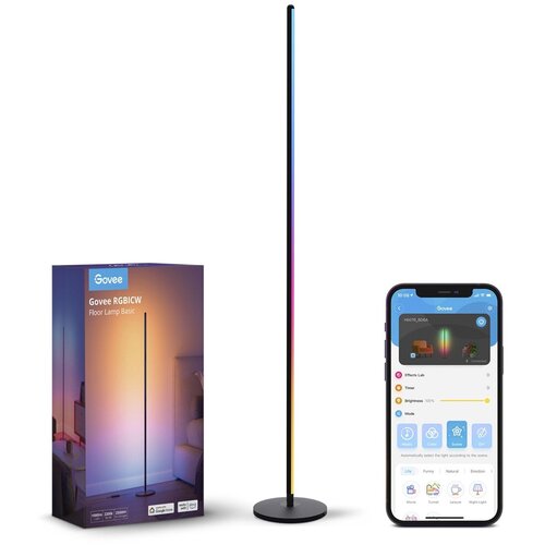GOVEE RGBICW Floor Lamp Basic Black Slike