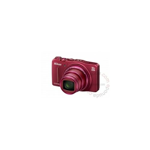 Nikon S9700 crveni digitalni fotoaparat Slike