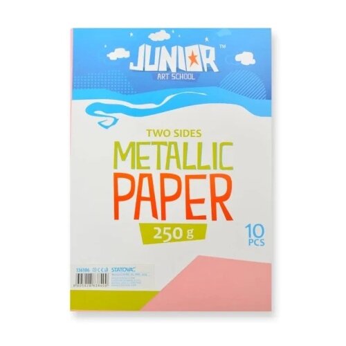 Junior jolly metallic paper papir metalik a4 250g 10k - odaberite nijansu roze ( 136106 ) Cene