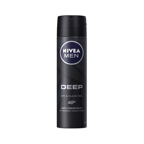 Nivea Men Deep Black Carbon 48H antiperspirant deodorant v spreju 150 ml za moške Cene