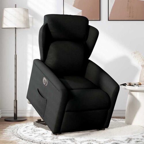 Maison Chic Električni naslanjač - Relax naslanjač s funkcijo vstajanja črn, (22061437) Cene