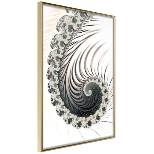  Poster - Fractal Spiral (Positive) 40x60 Slike