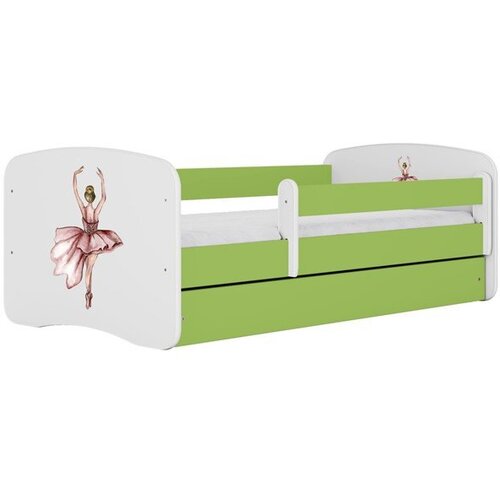HAPPYKIDS Dječji krevet Dreamy balerina 180x80 bez madraca s ladicom Zelena Cene
