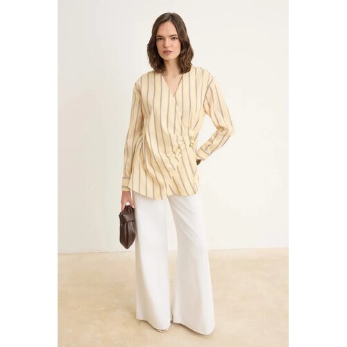 Trendyol Modest Ženska ko&amp;scaron;ulja Tctaw26Tg00005, Žuta Slike