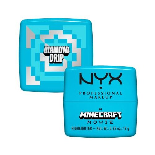 NYX Professional Makeup A Minecraft Movie Highlighter kremni osvetljevalec 8 g odtenek 02 Diamond Drip Cene