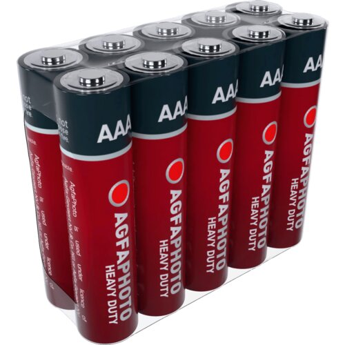 Agfa Baterija Zinc-Carbon SHRINK S2x5, AAA, 1.5V, Blister, 10 komada Slike