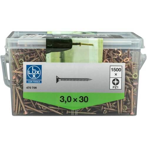 Lux Tools Vijak za drvo 3,0x30 mm Cene