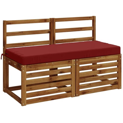  Jastučić za klupu SOEST 100% poliester Vinska crvena - boja crnog vina 110 x 50 x 8 cm Poliester Cene