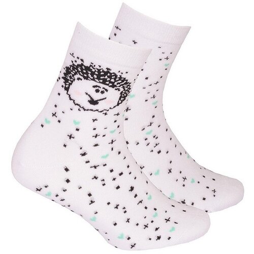 Gatta G34.01N Cottoline girls' socks patterned 27-32 white 232 Cene
