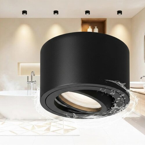 MEGA LUMEN LED nadgradni stropni spot - 8&amp;times;5 cm Slike