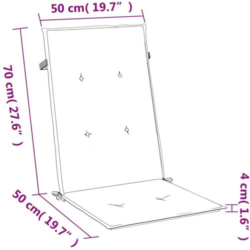 VidaXL Jastuci za stolice 6 kom tamnosivi 120 x 50 x 4 cm od tkanine Slike