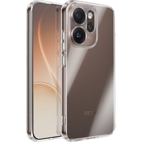 AVIZAR Torbica za Oppo Reno 15 Pro iz silikona z dvignjeno za&scaron;čito kamere, Prozorna, (5000274715) Cene
