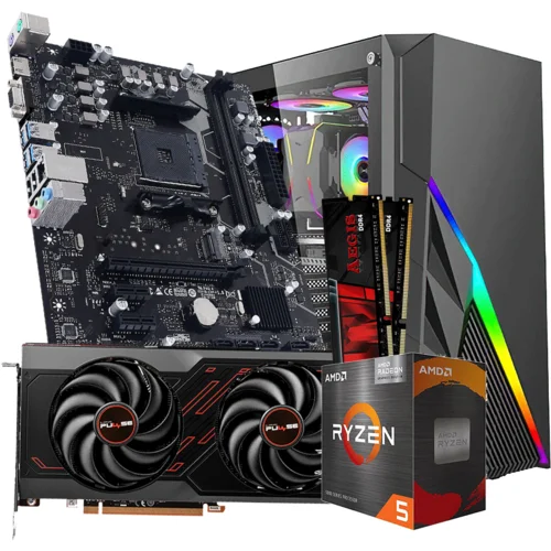 RBS SUPER Ryzen 5 5600GT 3,6 GHz up to 4,6 GHz, MB B550MH, SSD 512 GB, RAM DDR4 16GB 3200 MHz, RX 7600 GAMING...