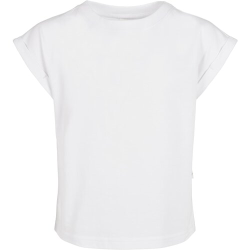 Urban Classics Kids Girls Organic Extended Shoulder Tee white Slike