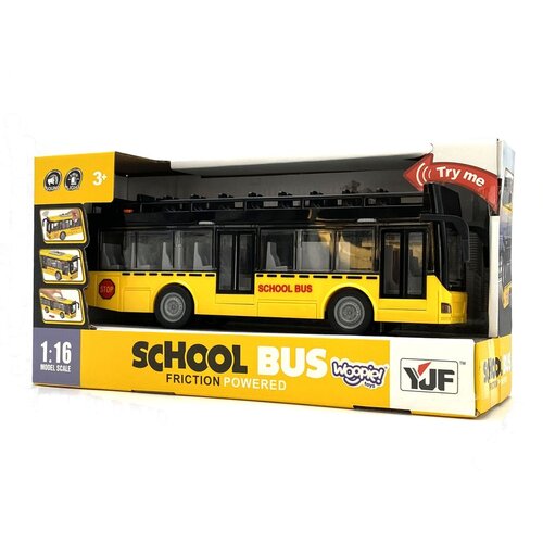 Woopie autobus s svjetlosnim zvukovima na frikcijski pogon 1:16 Slike